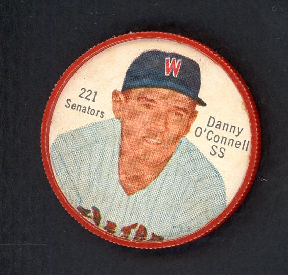 1962 Salada Baseball #221 Danny O'Connell Senators EX 551138