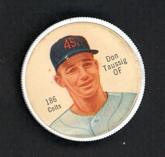 1962 Salada Baseball #188 Don Taussig Colt .45s VG-EX 551145