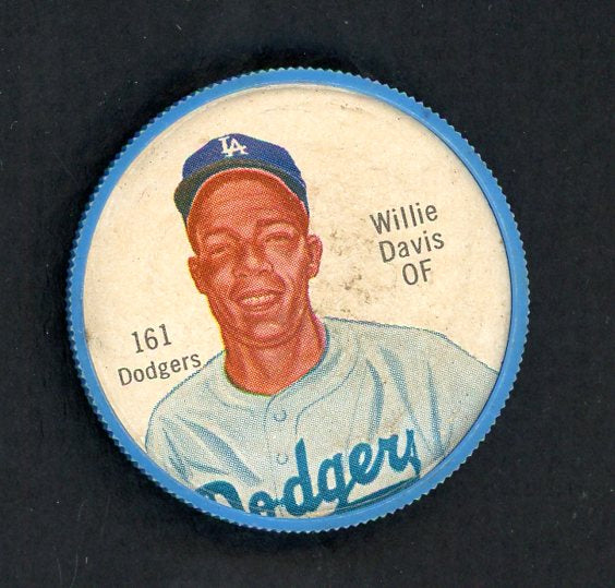 1962 Salada Baseball #161 Willie Davis Dodgers VG-EX 551157