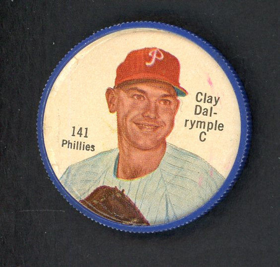 1962 Salada Baseball #141 Clay Dalrymple Phillies EX 551162