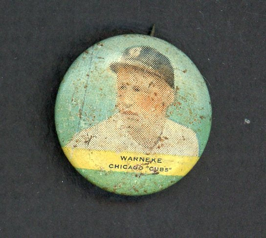 1932 PR3 Orbit Gum Pins Lon Warneke Cubs VG 551254