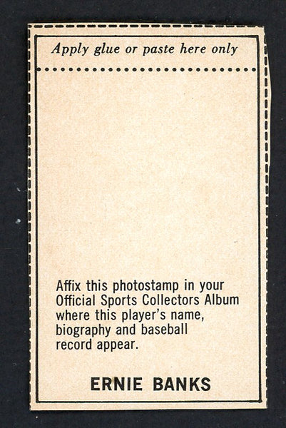 1969 MLBPA Stamps Ernie Banks Cubs EX 551314