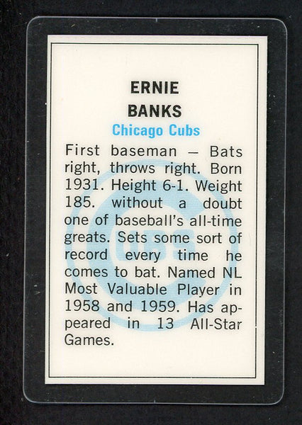 1971 Dell Stamps Ernie Banks Cubs EX-MT laminated 551315