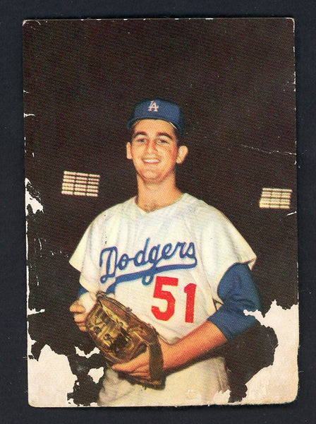 1960 Morrell Meats Larry Sherry Dodgers PR-FR 551316