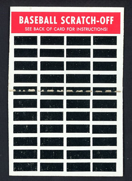 1970 Topps Baseball Scratch Offs Al Kaline Tigers EX 551323