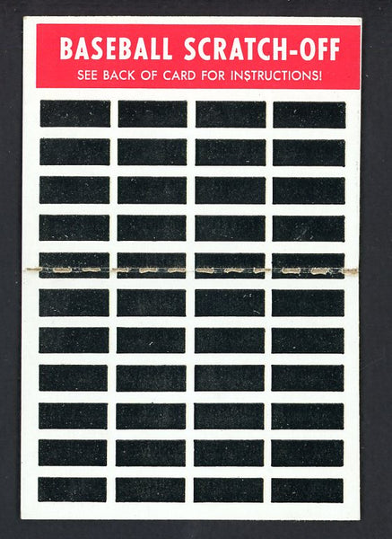 1970 Topps Baseball Scratch Offs Juan Marichal Giants EX 551324