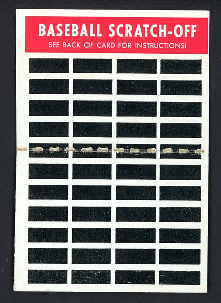 1970 Topps Baseball Scratch Offs Tony Perez Reds EX 551325