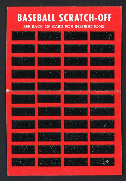 1971 Topps Baseball Scratch Offs Tony Perez Reds EX 551326