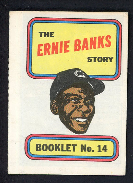 1970 Topps Baseball Story Booklets #014 Ernie Banks Cubs VG-EX 551332