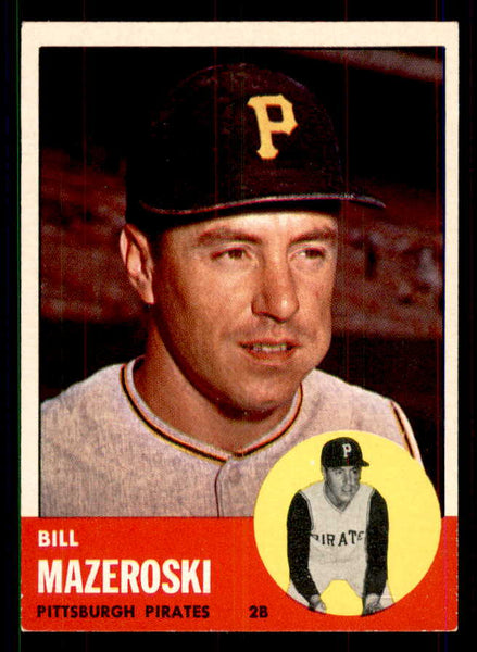1963 Topps Baseball #323 Bill Mazeroski Pirates EX 551421
