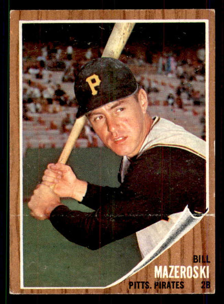 1962 Topps Baseball #353 Bill Mazeroski Pirates EX 551432