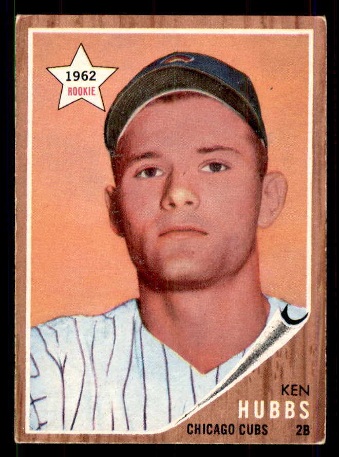 1962 Topps Baseball #461 Ken Hubbs Cubs EX 551434