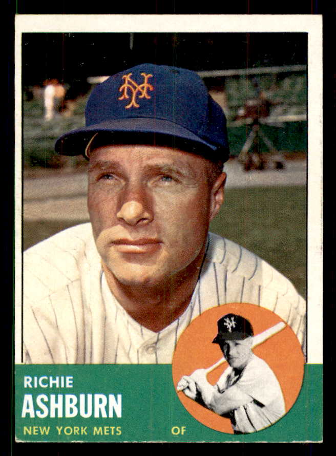 1963 Topps Baseball #135 Richie Ashburn Mets VG-EX 551440