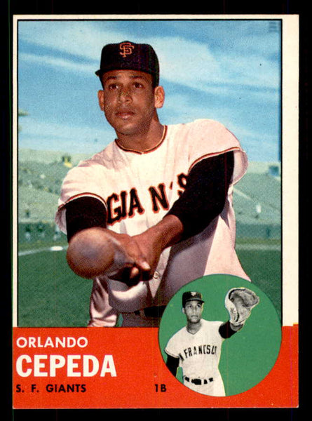 1963 Topps Baseball #520 Orlando Cepeda Giants EX-MT 551446