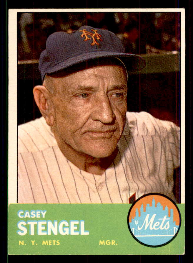 1963 Topps Baseball #233 Casey Stengel Mets EX-MT 551455