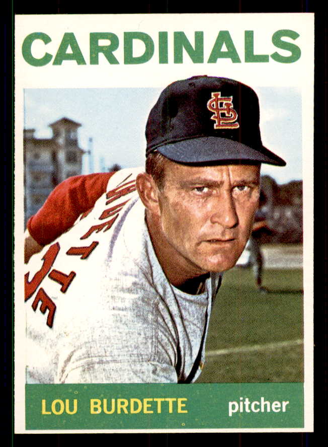 1964 Topps Baseball #523 Lou Burdette Cardinals EX-MT 551501