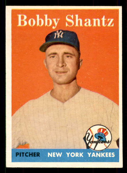 1958 Topps Baseball #419 Bobby Shantz Yankees EX-MT 551523