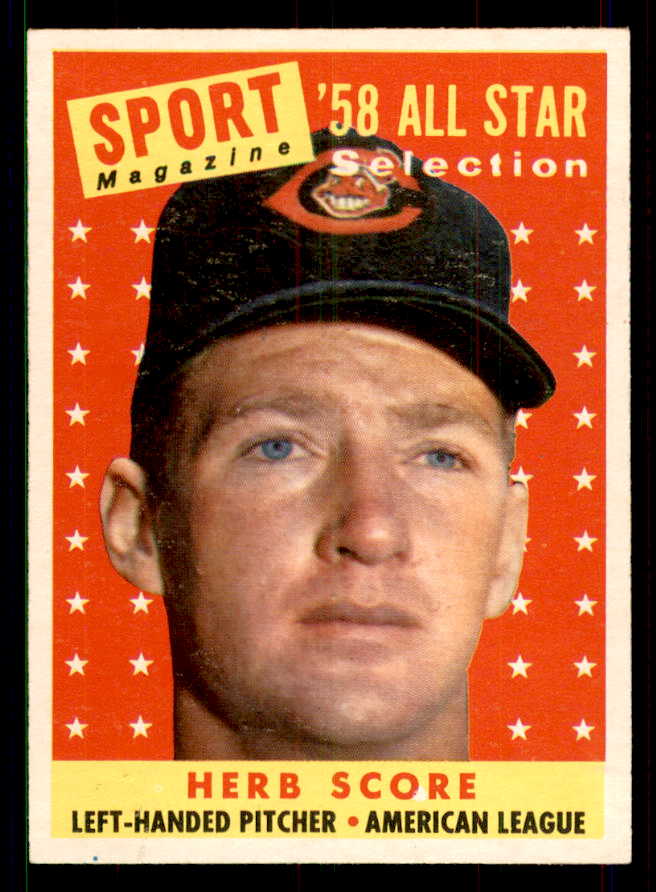 1958 Topps Baseball #495 Herb Score A.S. Indians EX-MT 551525
