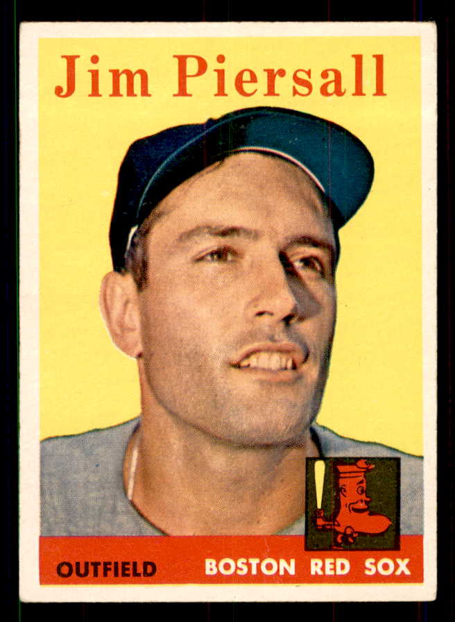 1958 Topps Baseball #280 Jimmy Piersall Red Sox EX-MT 551538