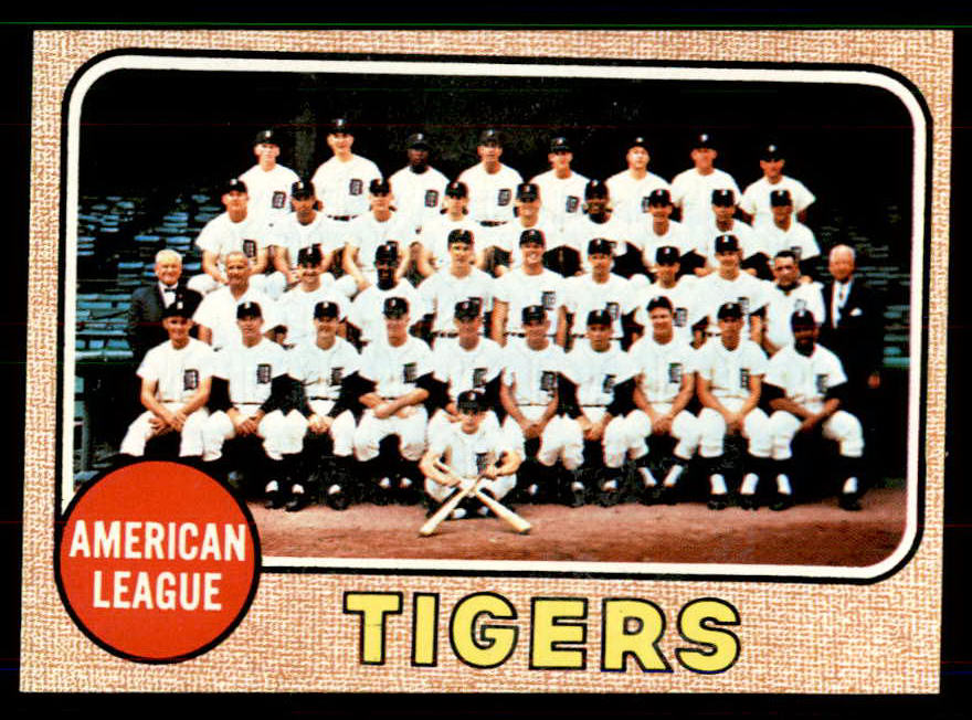 1968 Topps Baseball #528 Detroit Tigers Team VG-EX 551553