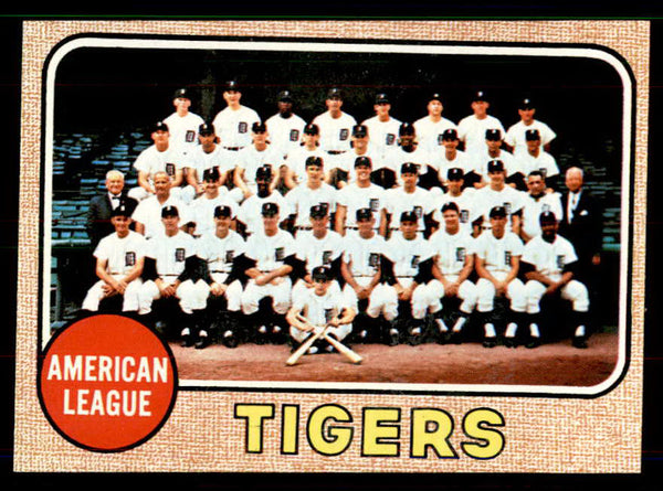 1968 Topps Baseball #528 Detroit Tigers Team VG-EX 551553
