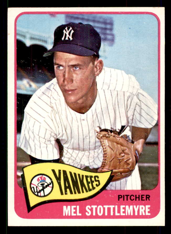 1965 Topps Baseball #550 Mel Stottlemyre Yankees EX-MT 551560