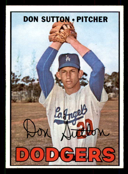 1967 Topps Baseball #445 Don Sutton Dodgers EX-MT 551562