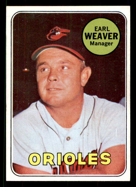 1969 Topps Baseball #516 Earl Weaver Orioles NR-MT 551605
