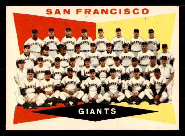 1960 Topps Baseball #151 San Francisco Giants Team EX+/EX-MT 551624