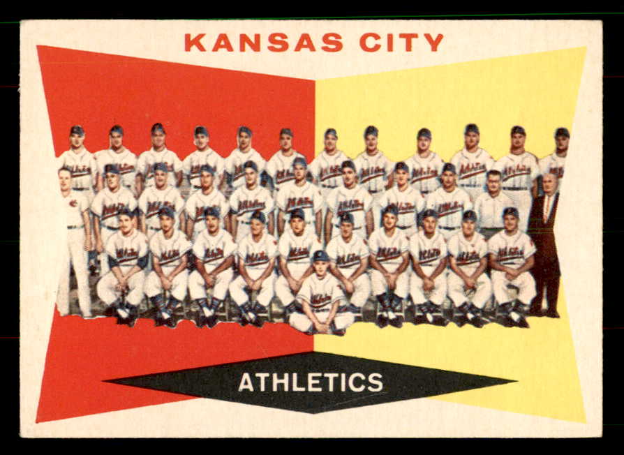 1960 Topps Baseball #413 Kansas City A's Team EX-MT 551628