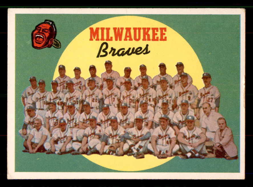 1959 Topps Baseball #419 Milwaukee Braves Team EX-MT 551651