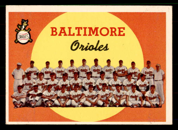 1959 Topps Baseball #048 Baltimore Orioles Team EX-MT 551655