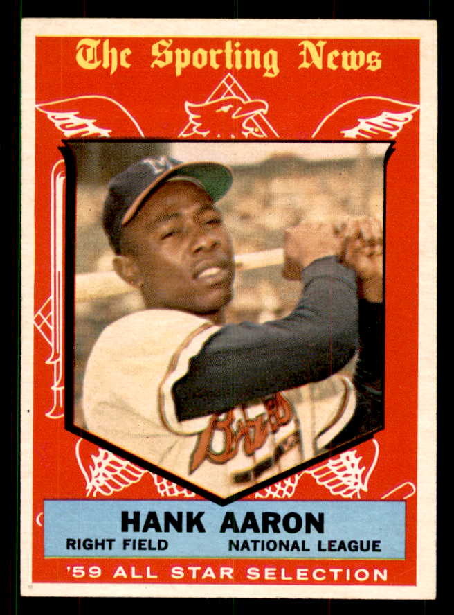 1959 Topps Baseball #561 Hank Aaron A.S. Braves EX 551659