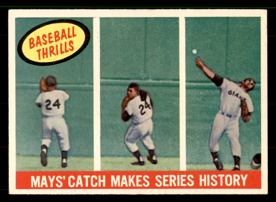 1959 Topps Baseball #464 Willie Mays IA Giants EX 551671