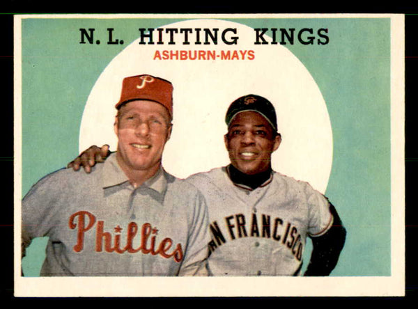 1959 Topps Baseball #317 Willie Mays Richie Ashburn NR-MT 551674