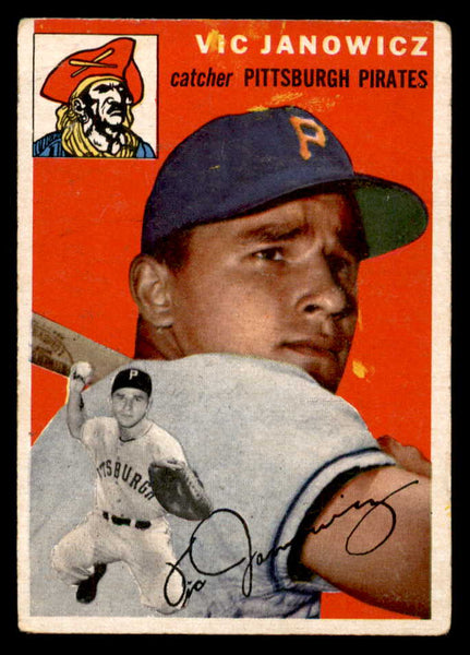 1954 Topps Baseball #016 Vic Janowicz Pirates VG-EX 551782