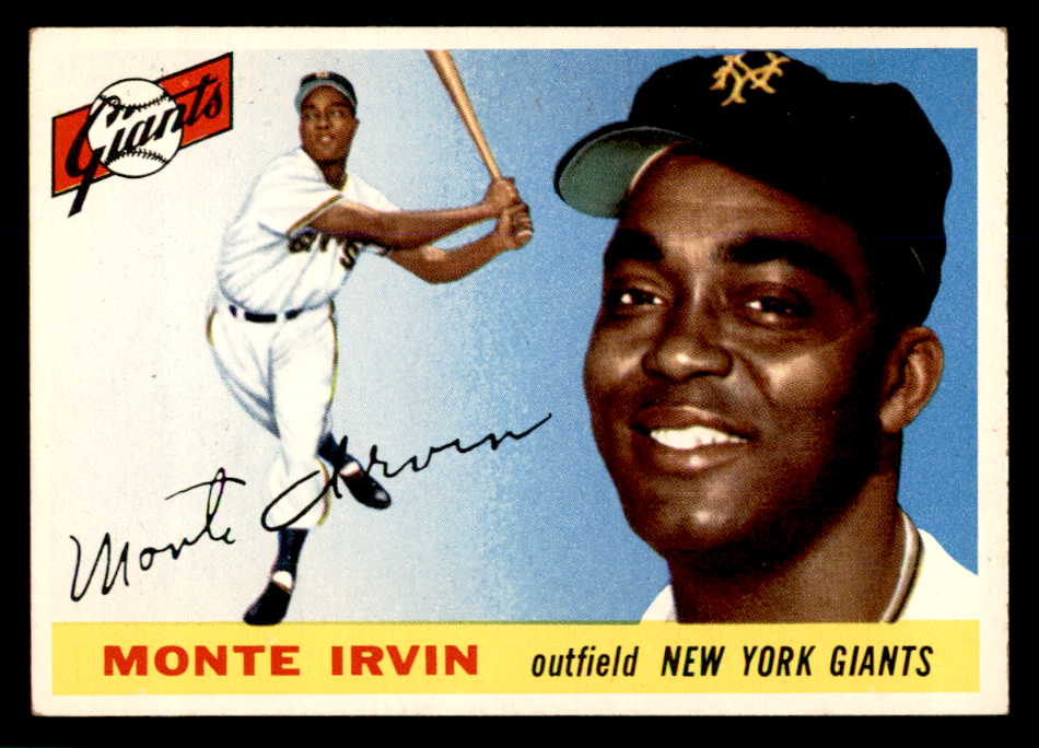 1955 Topps Baseball #100 Monte Irvin Giants EX-MT 551805
