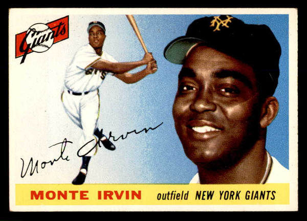 1955 Topps Baseball #100 Monte Irvin Giants EX-MT 551805