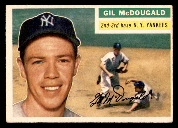 1956 Topps Baseball #225 Gil McDougald Yankees EX+/EX-MT 551816