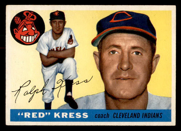 1955 Topps Baseball #151 Ralph Kress Indians EX-MT 551827