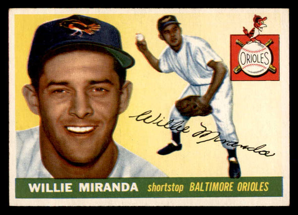 1955 Topps Baseball #154 Willie Miranda Orioles EX-MT 551829