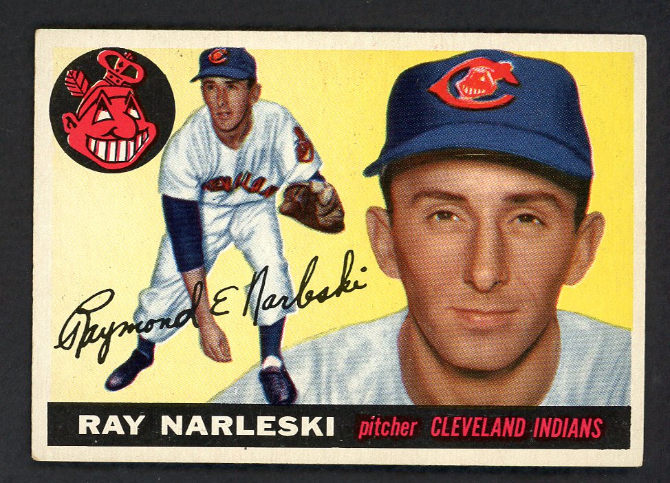 1955 Topps Baseball #160 Ray Narleski Indians EX+/EX-MT 551833