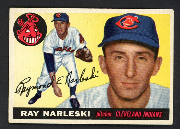 1955 Topps Baseball #160 Ray Narleski Indians EX+/EX-MT 551833
