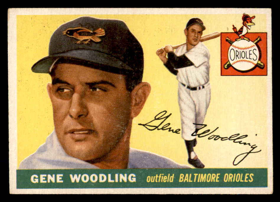 1955 Topps Baseball #190 Gene Woodling Orioles EX+/EX-MT 551854