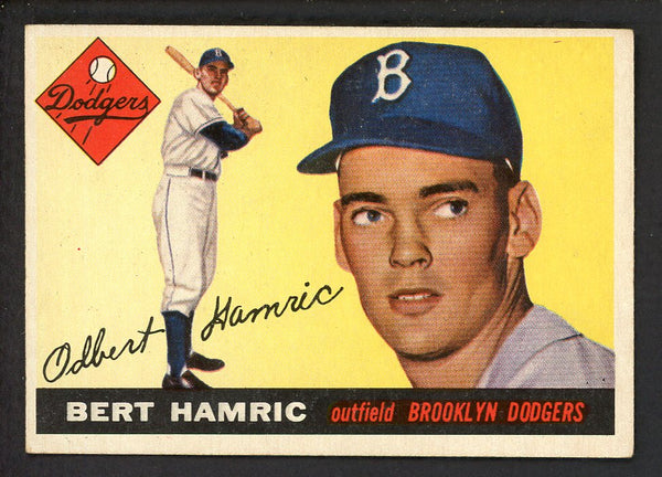 1955 Topps Baseball #199 Bert Hamric Dodgers EX+/EX-MT 551861