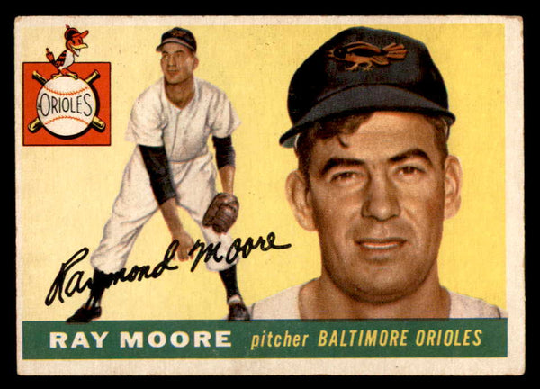 1955 Topps Baseball #208 Ray Moore Orioles VG-EX 551868