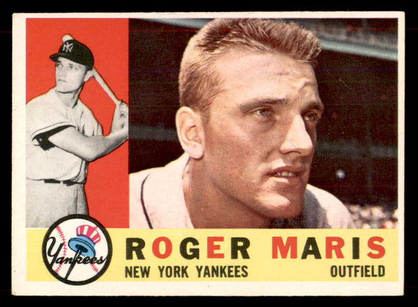 1960 Topps Baseball #377 Roger Maris Yankees EX 551883