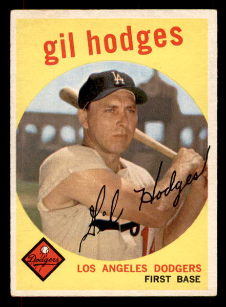 1959 Topps Baseball #270 Gil Hodges Dodgers EX+/EX-MT 551900