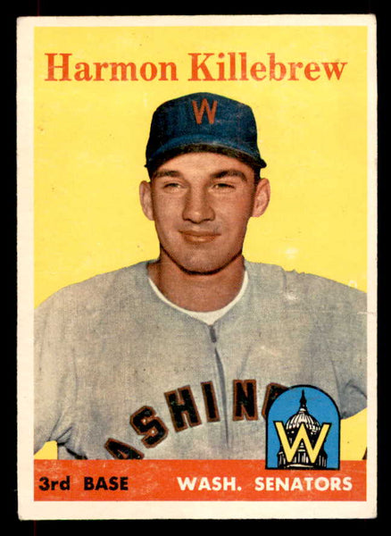 1958 Topps Baseball #288 Harmon Killebrew Senators EX+/EX-MT 551911
