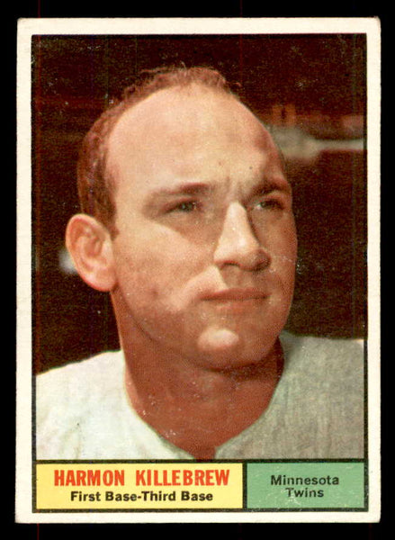 1961 Topps Baseball #080 Harmon Killebrew Twins EX+/EX-MT 551944